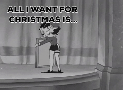 Black And White Christmas GIF by Fleischer Studios