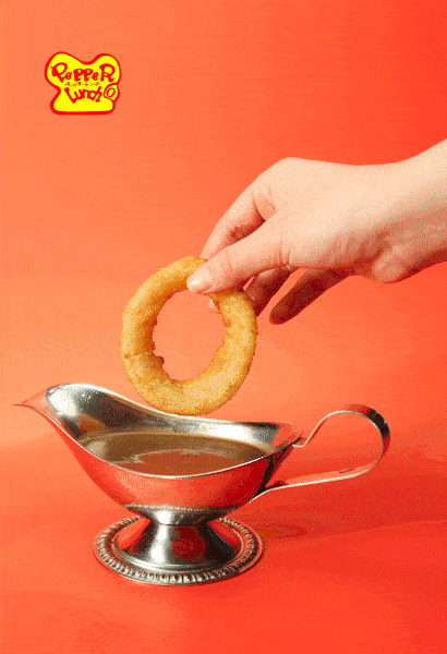 Onion Ring Curry GIF by Pepper Lunch Restaurants