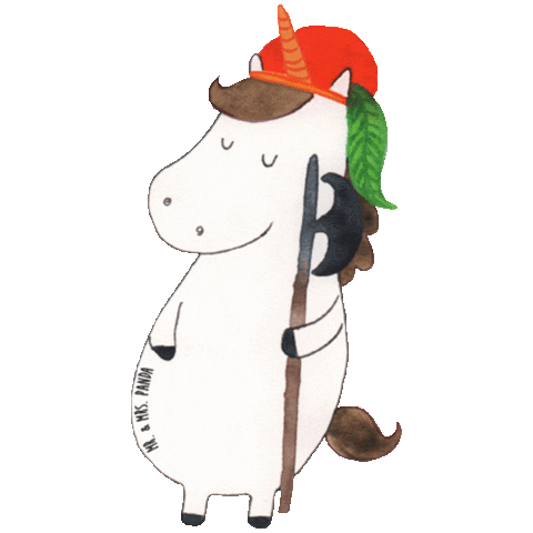 Unicorn Einhorn Sticker by Mr. & Mrs. Panda