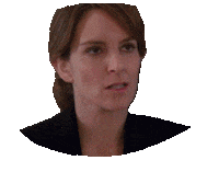 tina fey eye roll Sticker