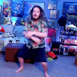 TheParrott_ dance fortnite orange justice nickastalos GIF