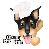 Hercules The Warrior Dog Sticker by zoopeez