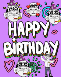 Happy Birthday Fun GIF by Zhot Shop