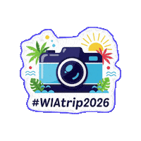 wiasystems trippy tropical vacationmode havingfun Sticker