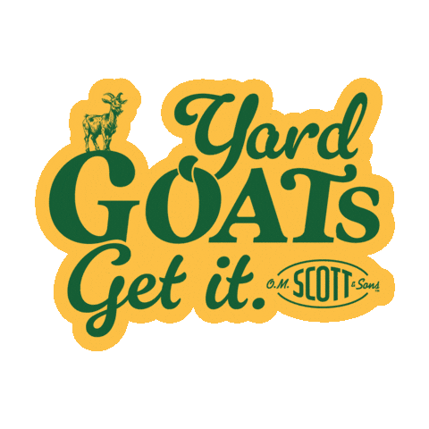 Goat Grass Sticker by OM Scott and Sons