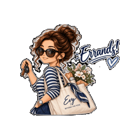 On The Go Errands Sticker