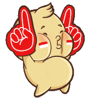 indonesia asiangames Sticker by goyipipi