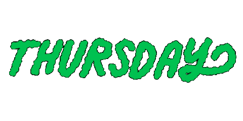 Days Of The Week Thursday Sticker