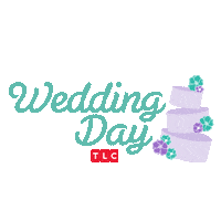 Celebrate Wedding Cake Sticker by TLC
