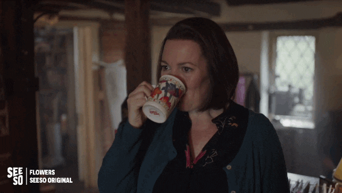 olivia colman flowers GIF