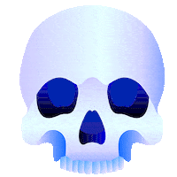 mysticmondays magic skull death spirit Sticker