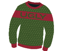 Merry Christmas Holiday Party Sticker by Rob Jelinski Studios