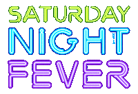 Happy Saturday Night Sticker