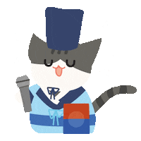 shinjifabi cat korea seoul 경복궁 Sticker