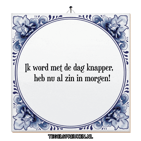 Nl Spreuk Sticker by Tegelspreuken.nl