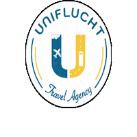 uniflcuht travel trip student uniflucht Sticker