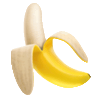 Banana Sticker by Everlash