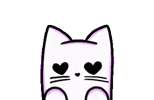 Ghost Cat Yes Sticker