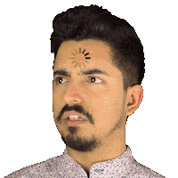 Confused Thinking Sticker