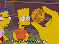 bart simpson coin GIF