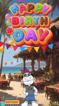 Happy Birthday GIF by Zhot