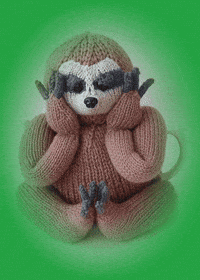 Three Toed Sloth Wildlife GIF by TeaCosyFolk