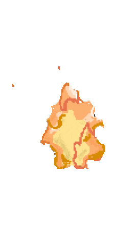 JonkeyFong animation pixel loop fire Sticker