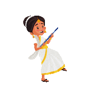 CreativeHatti dancing girl creativehatti sweeper indianstickers Sticker