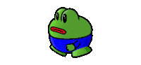 Panic Pepe Sticker