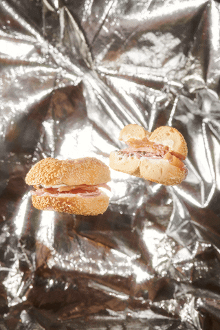 linneabullion brunch outer space bagel lox GIF