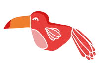 Toucan Sticker by Rainette