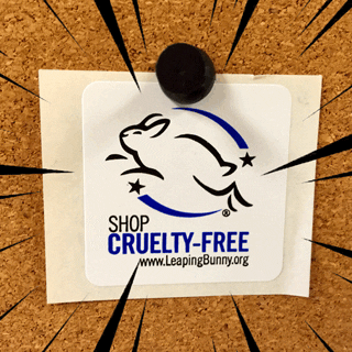 LeapingBunny giphyupload cruelty free crueltyfree animal testing GIF