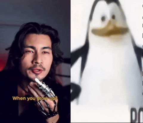 What You Want To Be Penguin GIF
