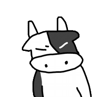 Cow Olympic Sticker