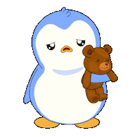 Tired Penguin Sticker by Pudgy Penguins