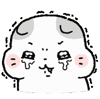 coconyangofficial sad tears 고양이 눈물 Sticker