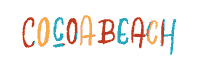 spring break beach Sticker by Space Coast Office of Tourism