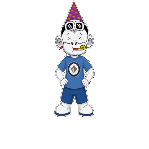 Blue White W Sticker by Zhot