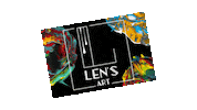 lensart kunst len hengelo lens art Sticker