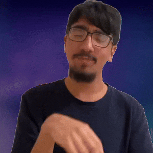 Smiling hand squeeze