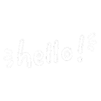 Cute Hello Sticker