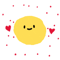 Smiley Face Love Sticker by Paola Hibiki