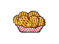 Hungry French Fries Sticker by Sad Potato Club