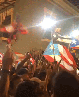 Crowd Erupts as Puerto Rico Governor Announces Intention to Resign