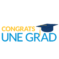 Une Sticker by University of New England