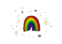 Rainbow Stars Sticker by UMMA