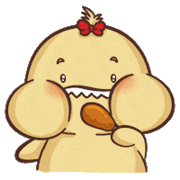 goyipipi eating Sticker