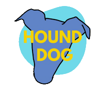 GreyhoundRescue greyhound rescue dog greyhound rescue greyhoundrescue Sticker