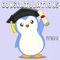 High School Celebration GIF by Pudgy Memez