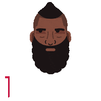 Harden Houston Rockets Sticker by SportsManias